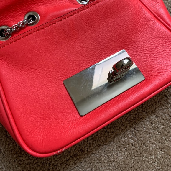 Authentic Milly Neon Purse with chain
